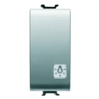 Gewiss - B-P 1M 1P NO 16A ''LUMIÈRE'' TITANE - GW14151