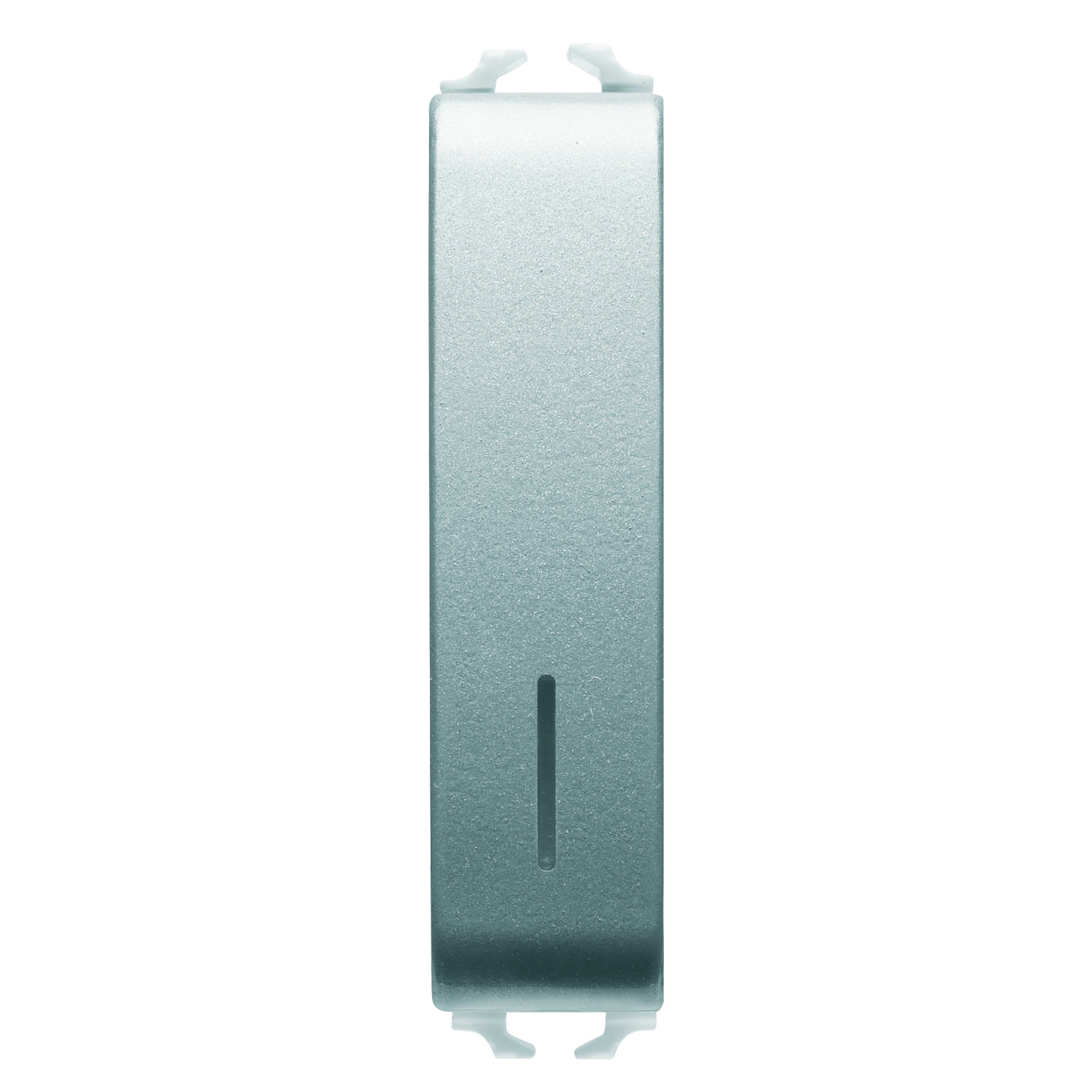Gewiss - B-P 1/2M 1P NO 10A LUM. LOC. TITANE