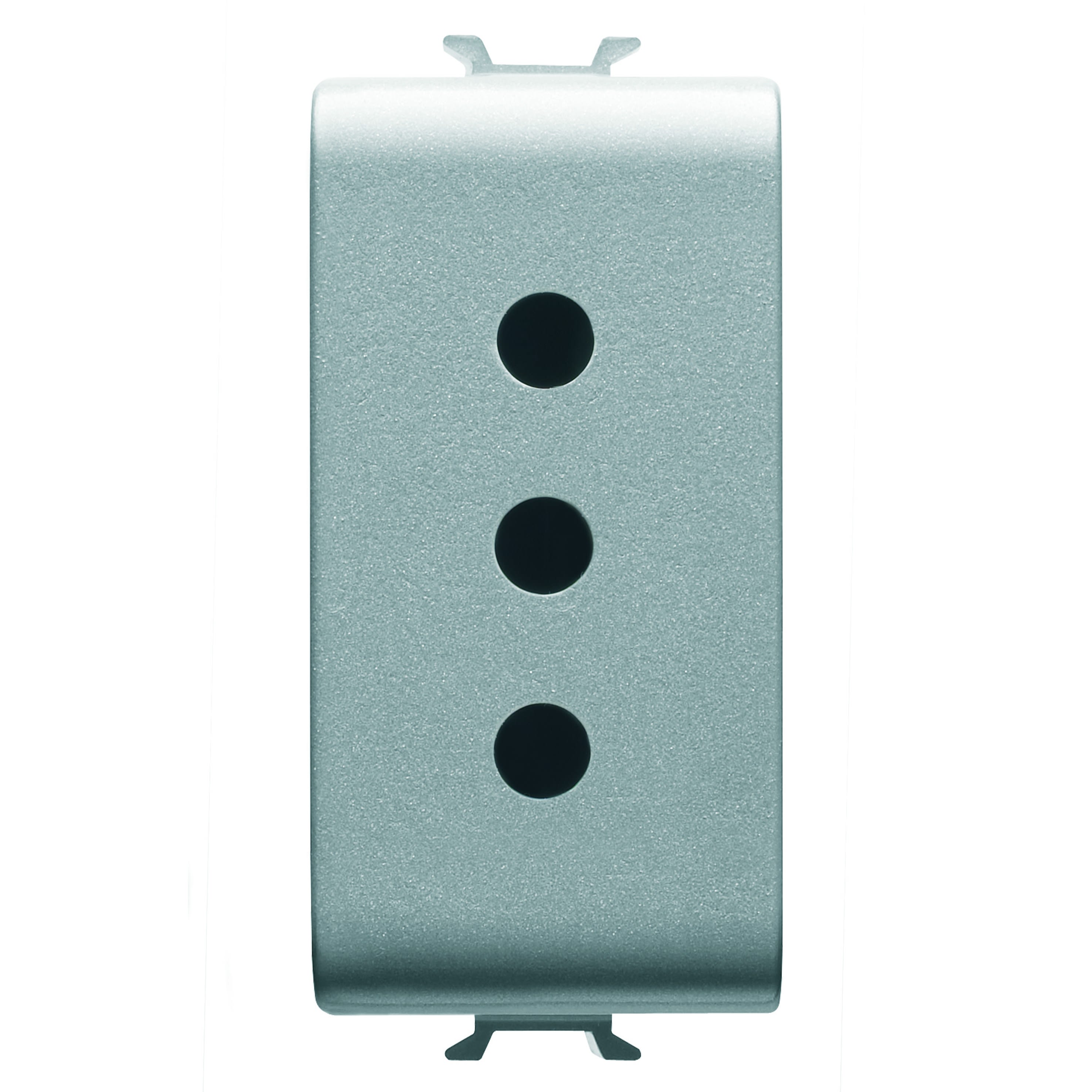 Gewiss - PRISE 1M 2P+T 10A P11 STD IT TITANE