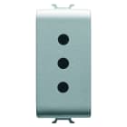 Gewiss - PRISE 1M 2P+T 10A P11 STD IT TITANE - GW14201