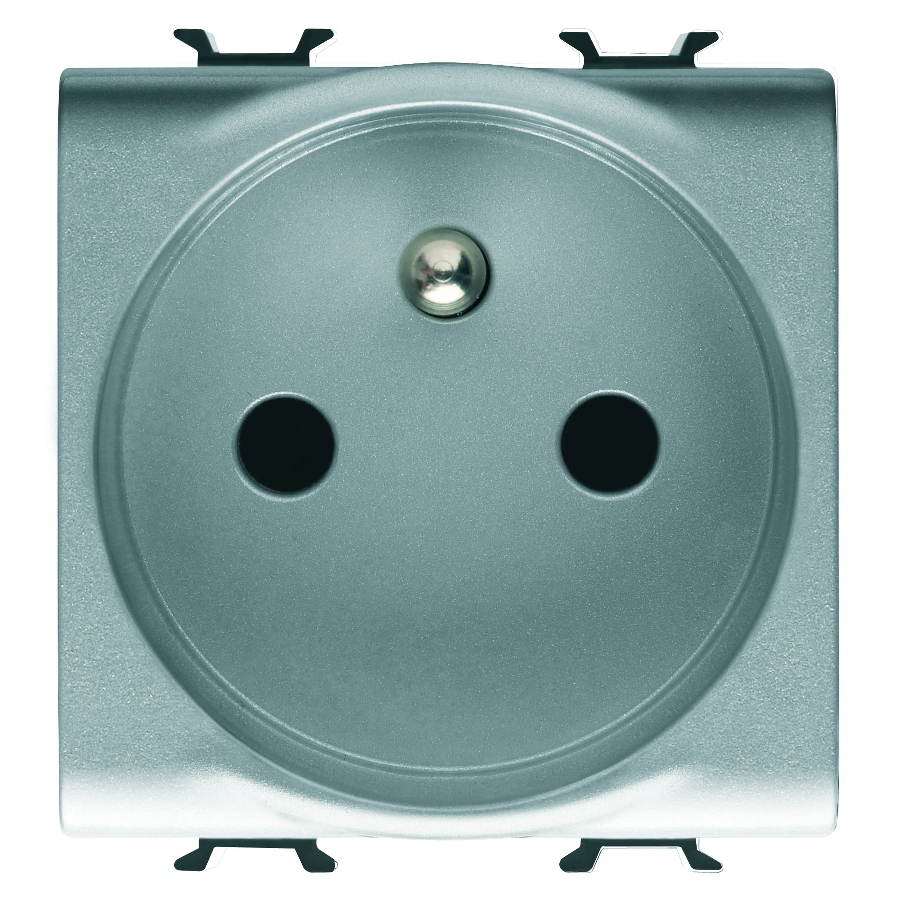 Gewiss - PRISE 2M 2 P+T 16A STD FR TITANE