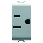 Gewiss - PRISE 1M 2 P+T 15A STD USA TITANE