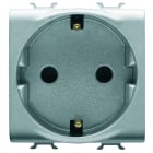 Gewiss - PRISE 2M 2 P+T 16A+BORNE STD SP TITANE - GW14341