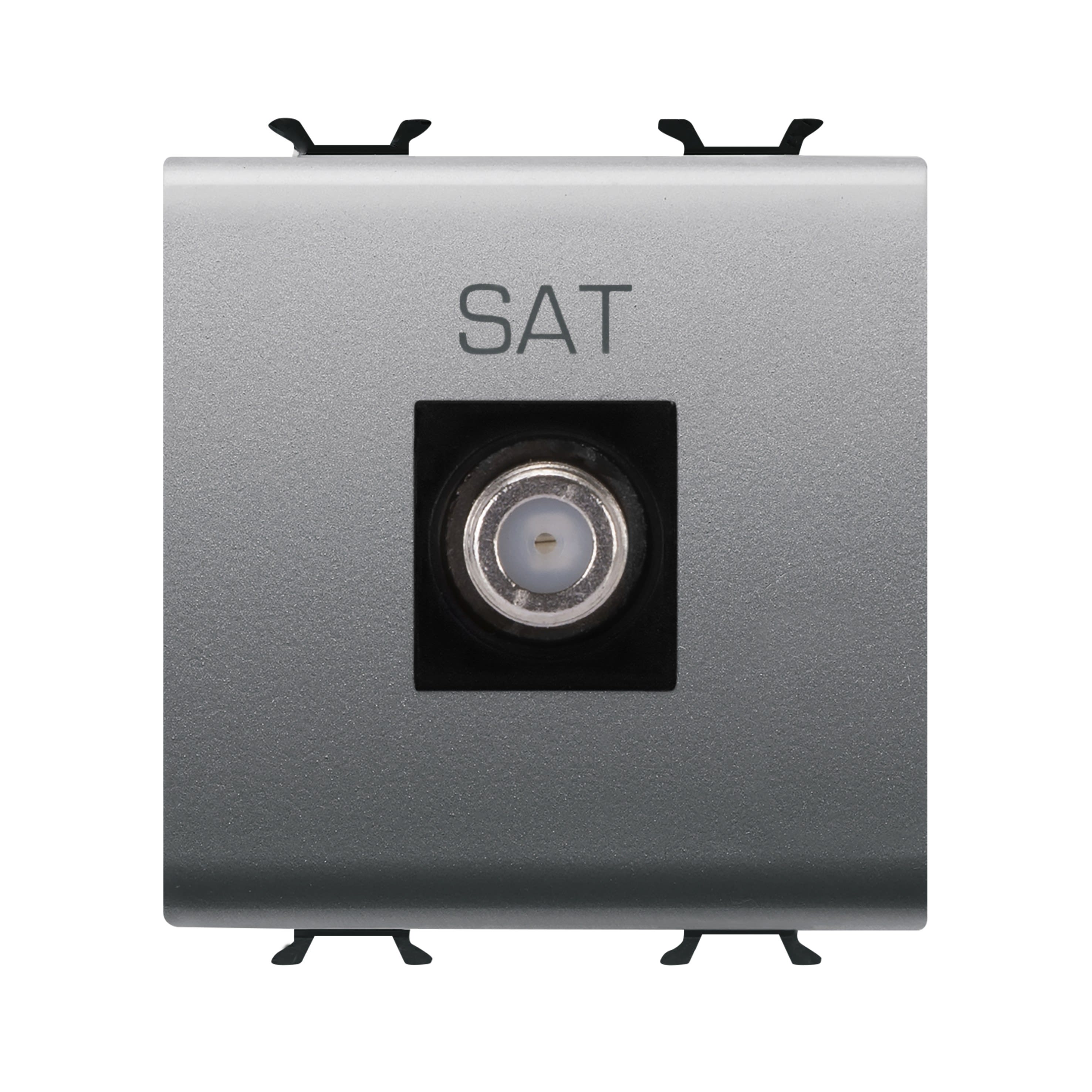 Gewiss - PRISE TV/SAT 2M DIRECTE C.F-FEMM.TITANE - GW14377