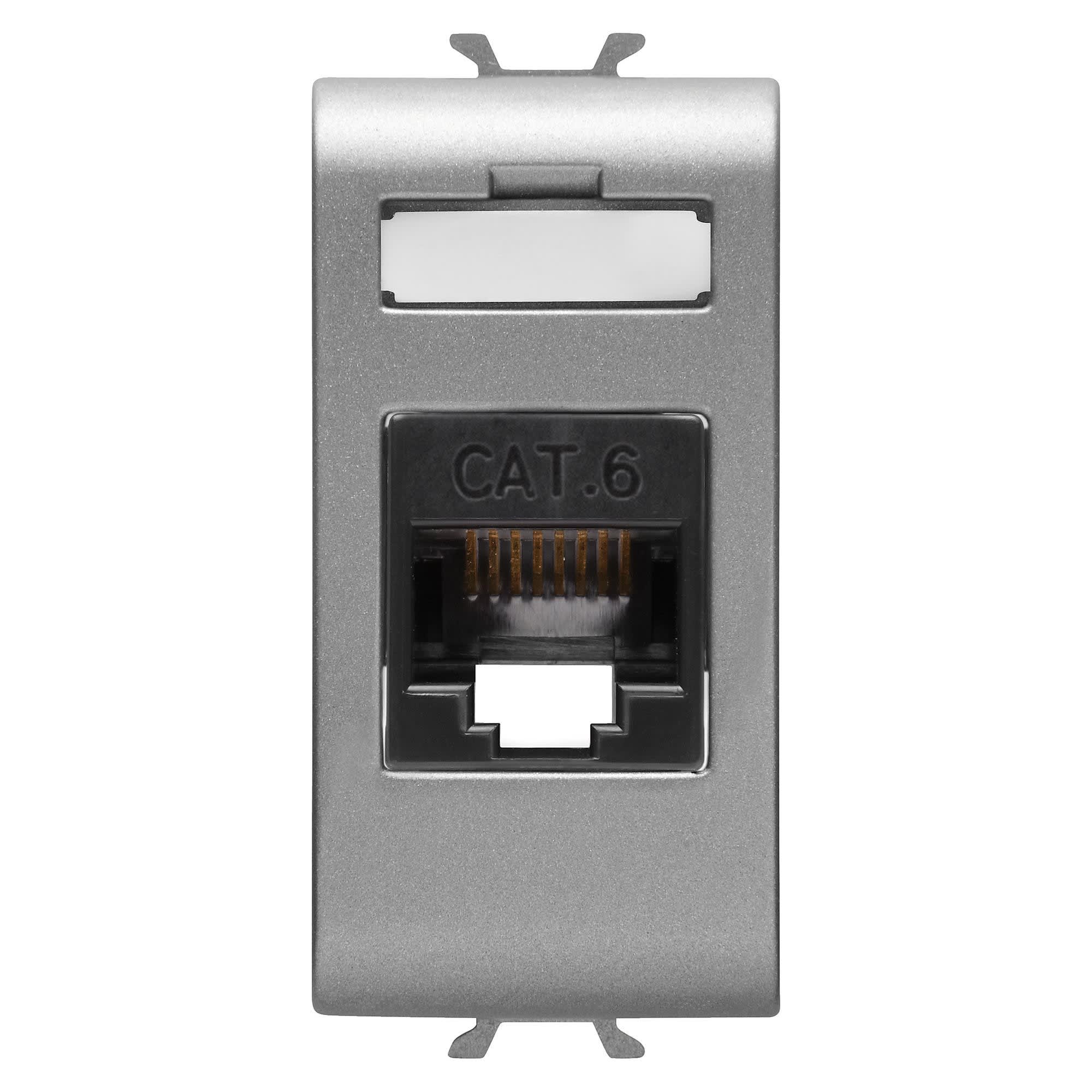 Gewiss - CONNECTEUR RJ45 1M CAT.6 UTP CHORUS TIT