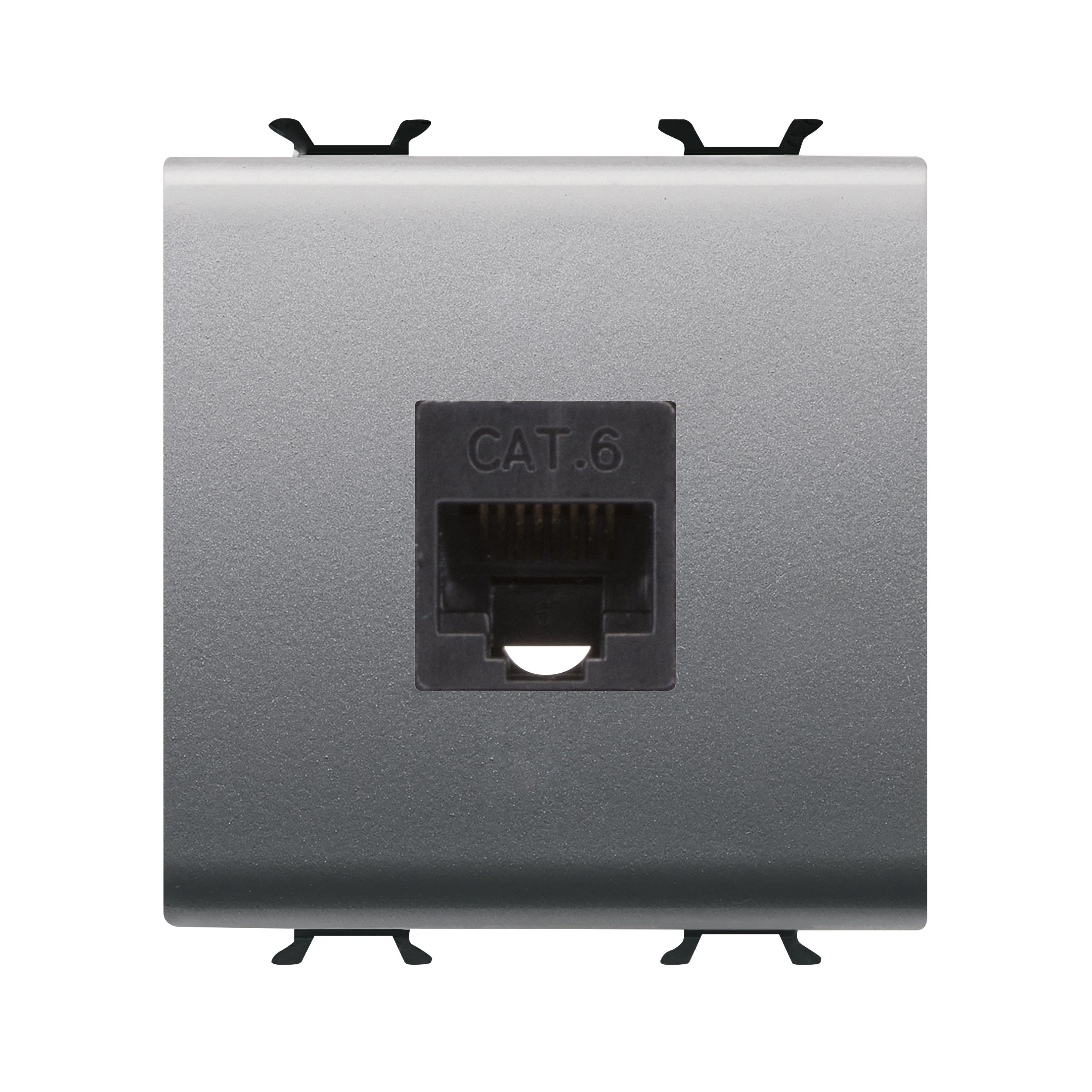 Gewiss - CONNECTEUR RJ45 2M CAT.6 UTP TITANE