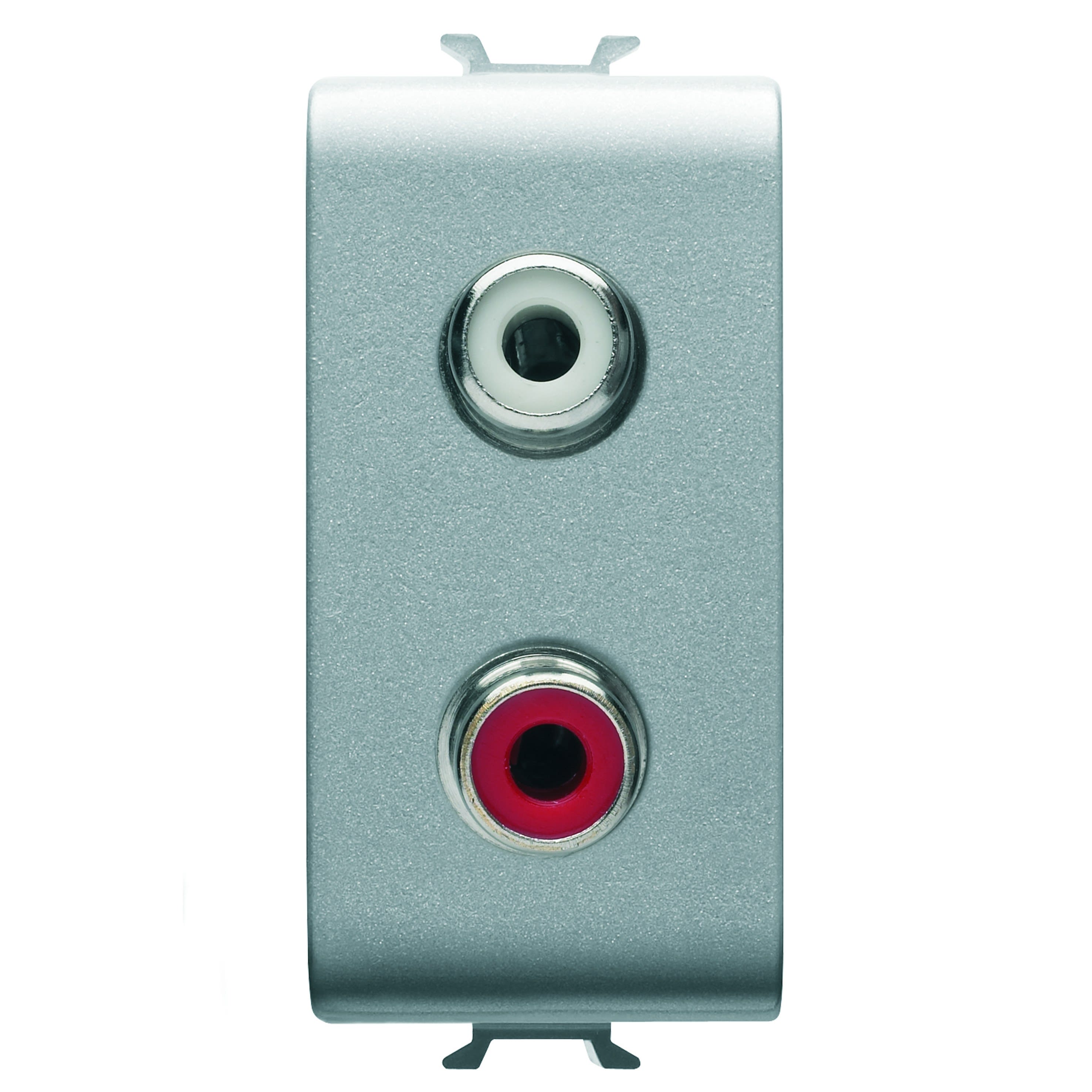 Gewiss - CONNECTEUR DOUBLE RCA 1M CHORUS TITANE