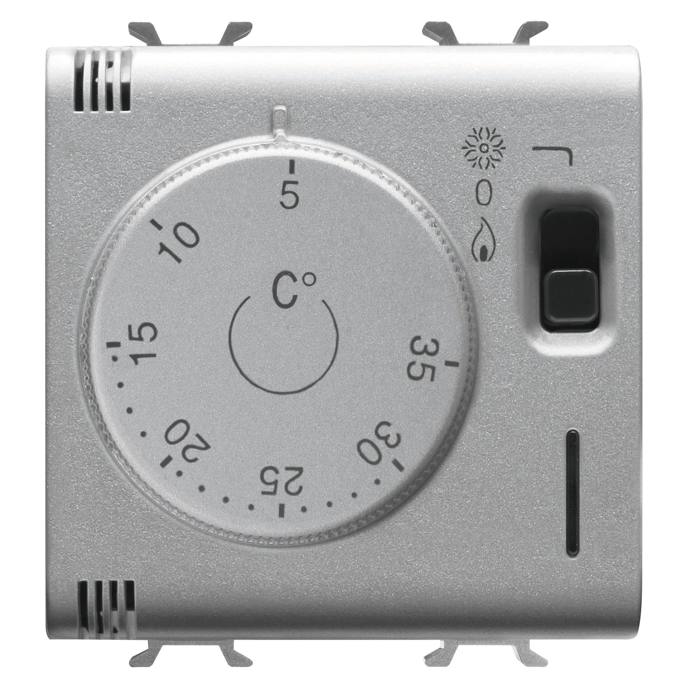 Gewiss - THERMOSTAT 2M 230VCA-50/60Hz TITANE