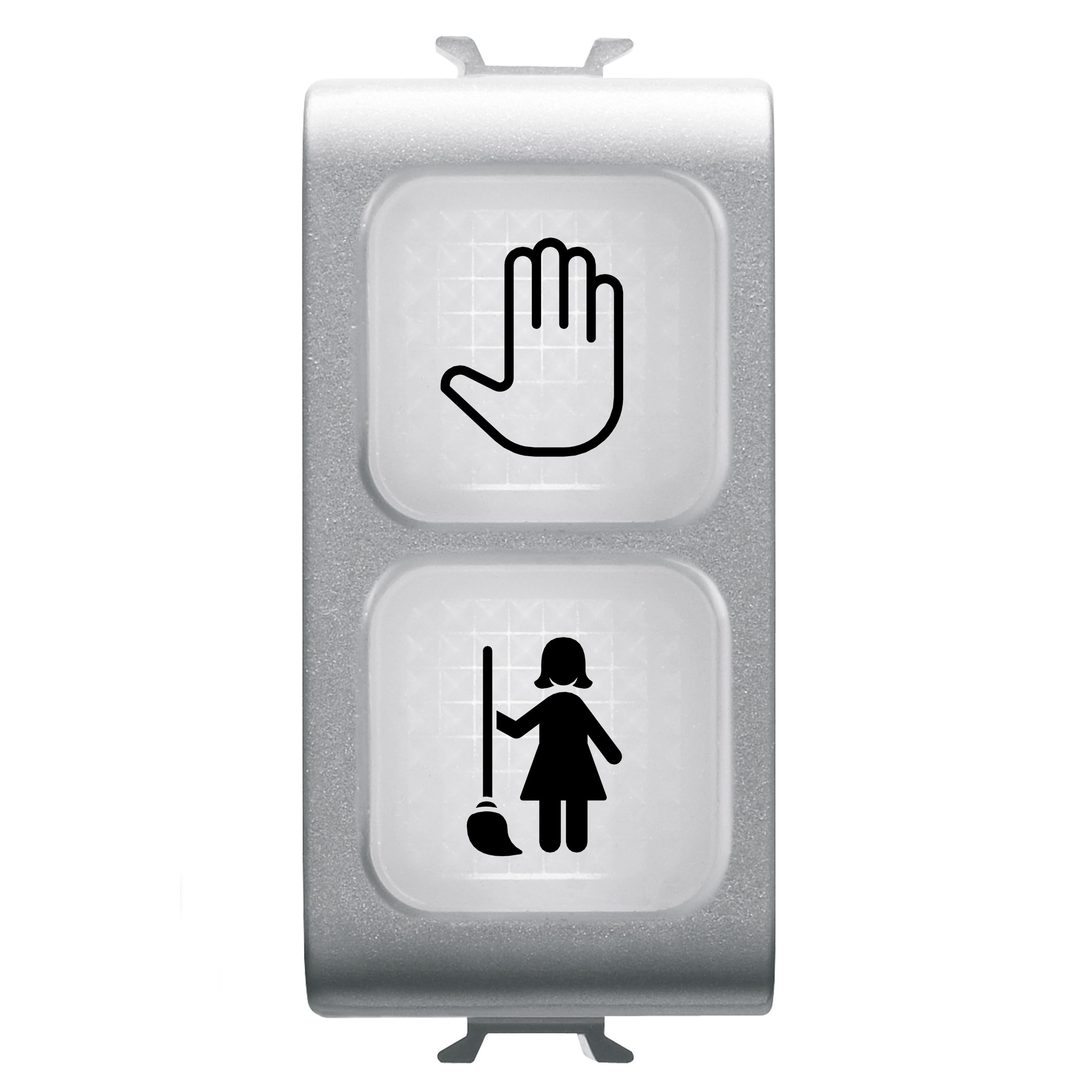 Gewiss - VOYANT DOUBLE 'DND+MUR' 1M TITANE - GW14736