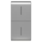 Gewiss - TOUCHE BOUTON-POU. CONN. ECO - 1P TITANE