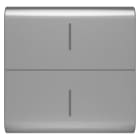 Gewiss - TOUCHE BOUTON-POU. CONN. ECO - 2P TITANE