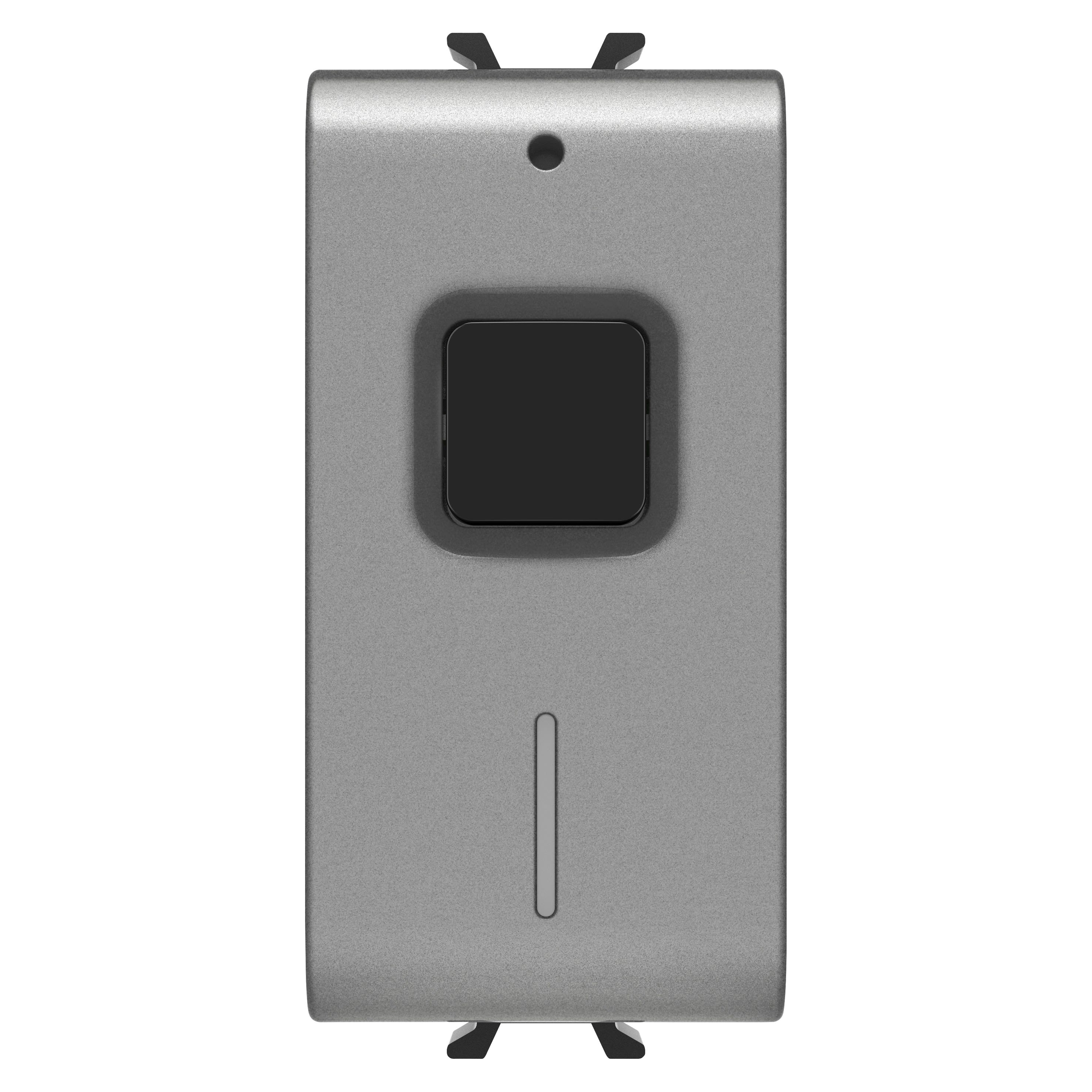 Gewiss - INTER. CON. +COMPT. NRJ NO 16A 1P TITANE