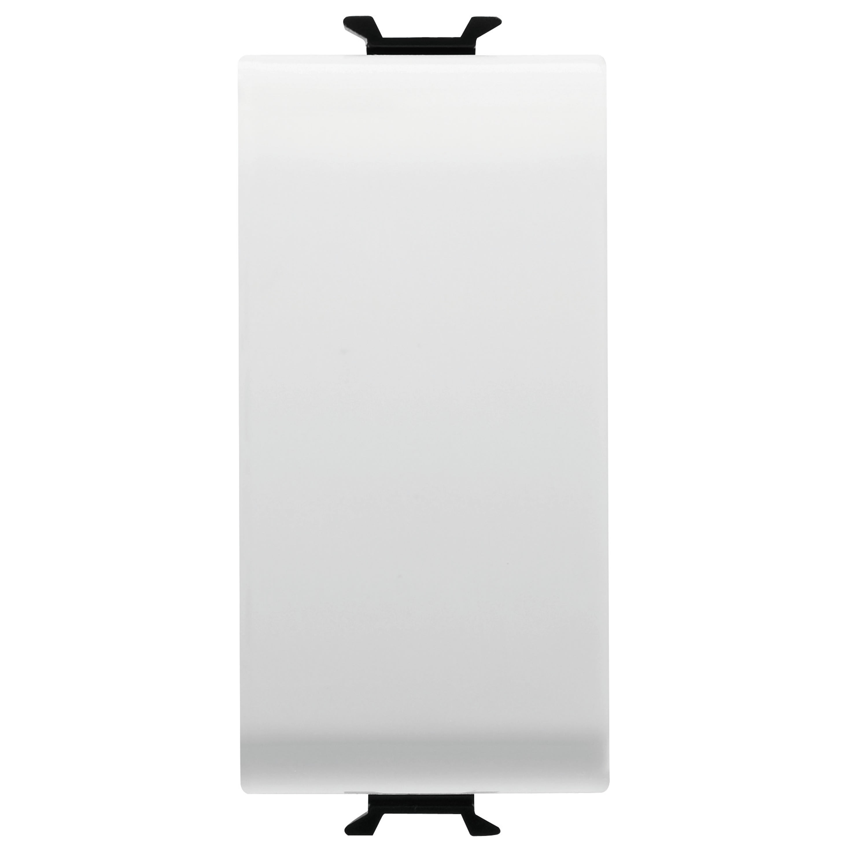 Gewiss - ONE-WAY SWITCH 1P 250V ac - 16AX - NEUTRAL BUTTON - 1 MOD - SATIN WHITE - CHORUS