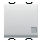 Gewiss - INTER. 2M 2P 16AX LUM. SIGN. BL SAT.