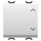 Gewiss - COMMUTATEUR 2M 1P 10AX HAUT-BAS BL. SAT.