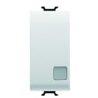 Gewiss - B-P 1M 2P NO 16A LUM. SIGN. BL SAT. - GW15135