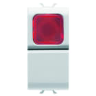 Gewiss - B-P 1M 1P NO 16A VOYANT ROUGE BL SAT.