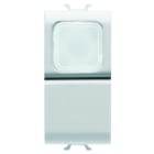 Gewiss - B-P 1M 1P NO 16A VOYANT TRANSP. BL. SAT.