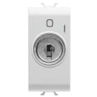 Gewiss - B-P 1M 2P NO 10A+CLÉ BL SAT.