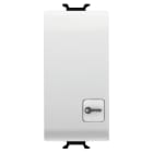 Gewiss - BOUTON-POU. 1M 1P NO 16A 'CLÉ', BL. SAT. - GW15152