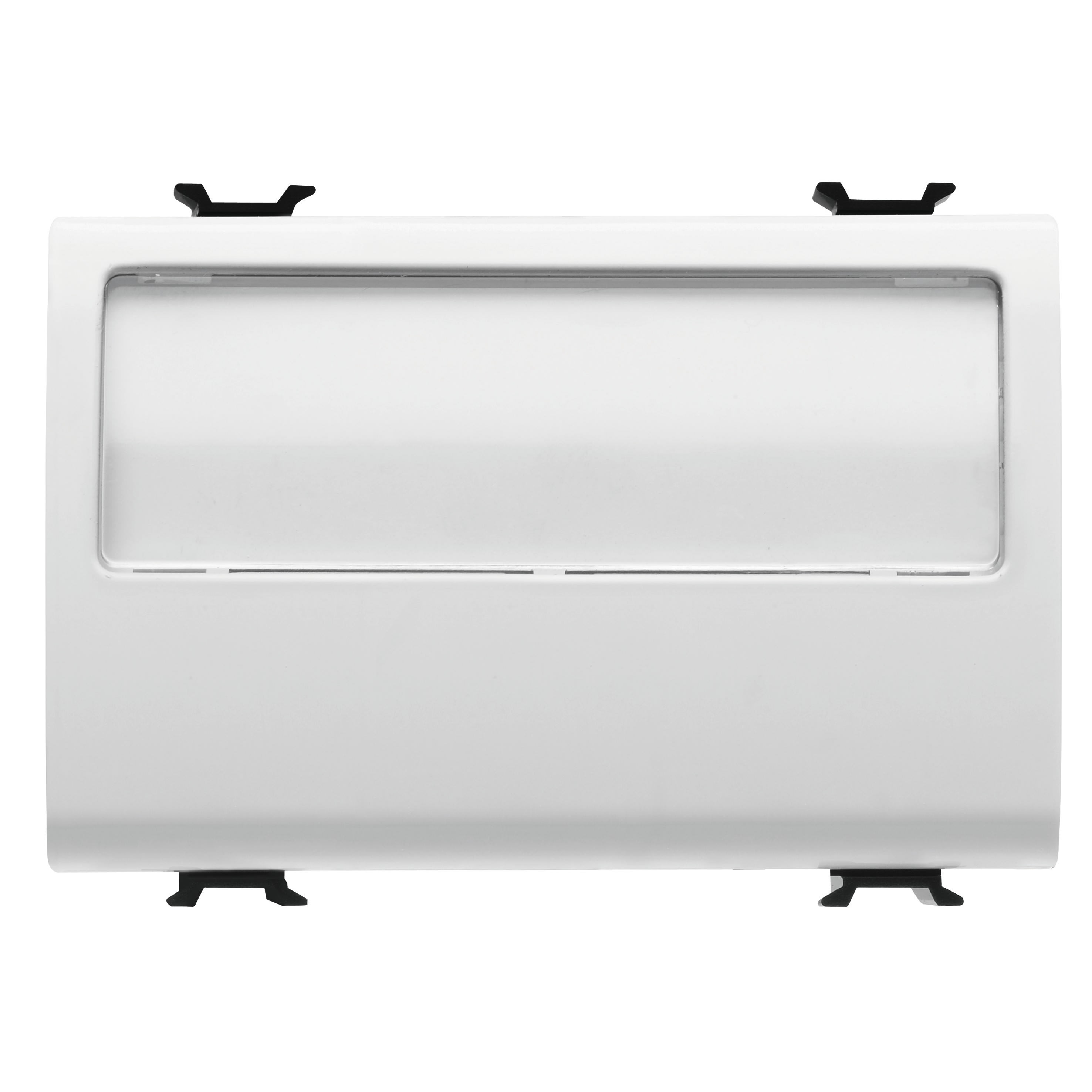 Gewiss - B-P 3M 1P NO 10A PORTE-ETIQ.LUM. BL.SAT. - GW15192