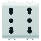 Gewiss - PRISE D. 2P+T 16A P17-11 STD IT BL. SAT. - GW15208