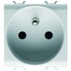 Gewiss - PRISE 2M 2 P+T 16A SERR.FR. FR BL. SAT.