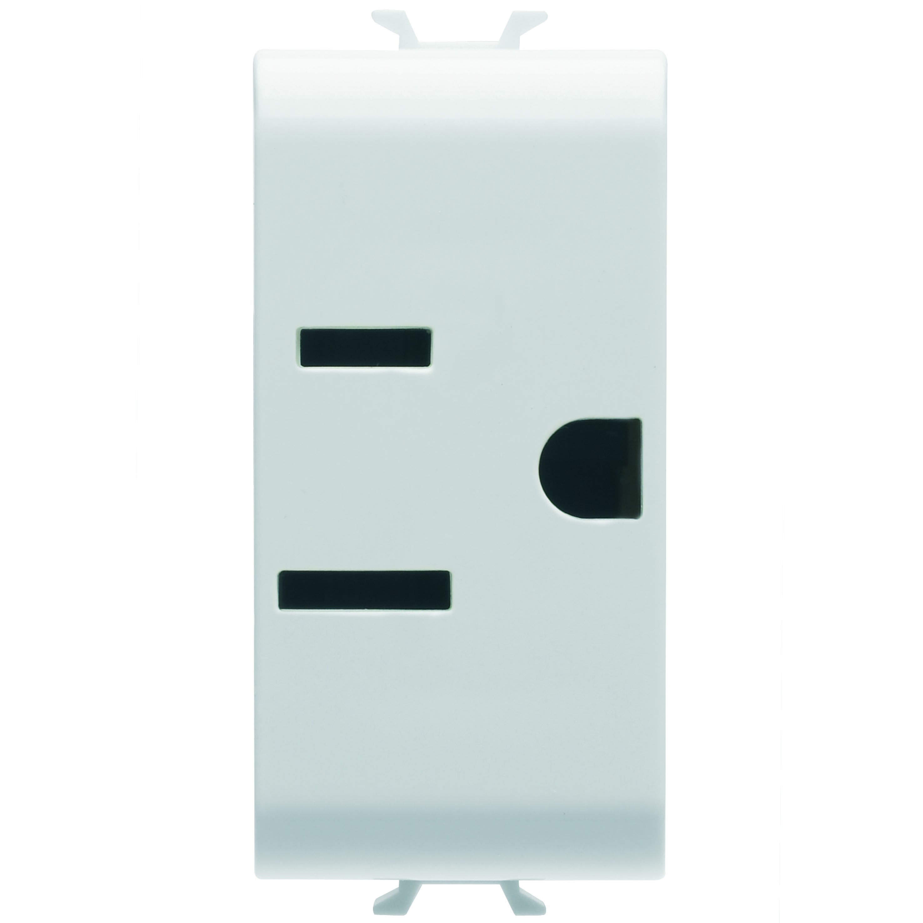 Gewiss - PRISE 1M 2 P+T 15A STD USA BL SAT.