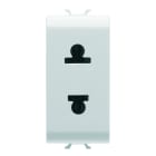 Gewiss - PRISE 1M 2 P+T 15A STD EURO-USA BL. SAT.