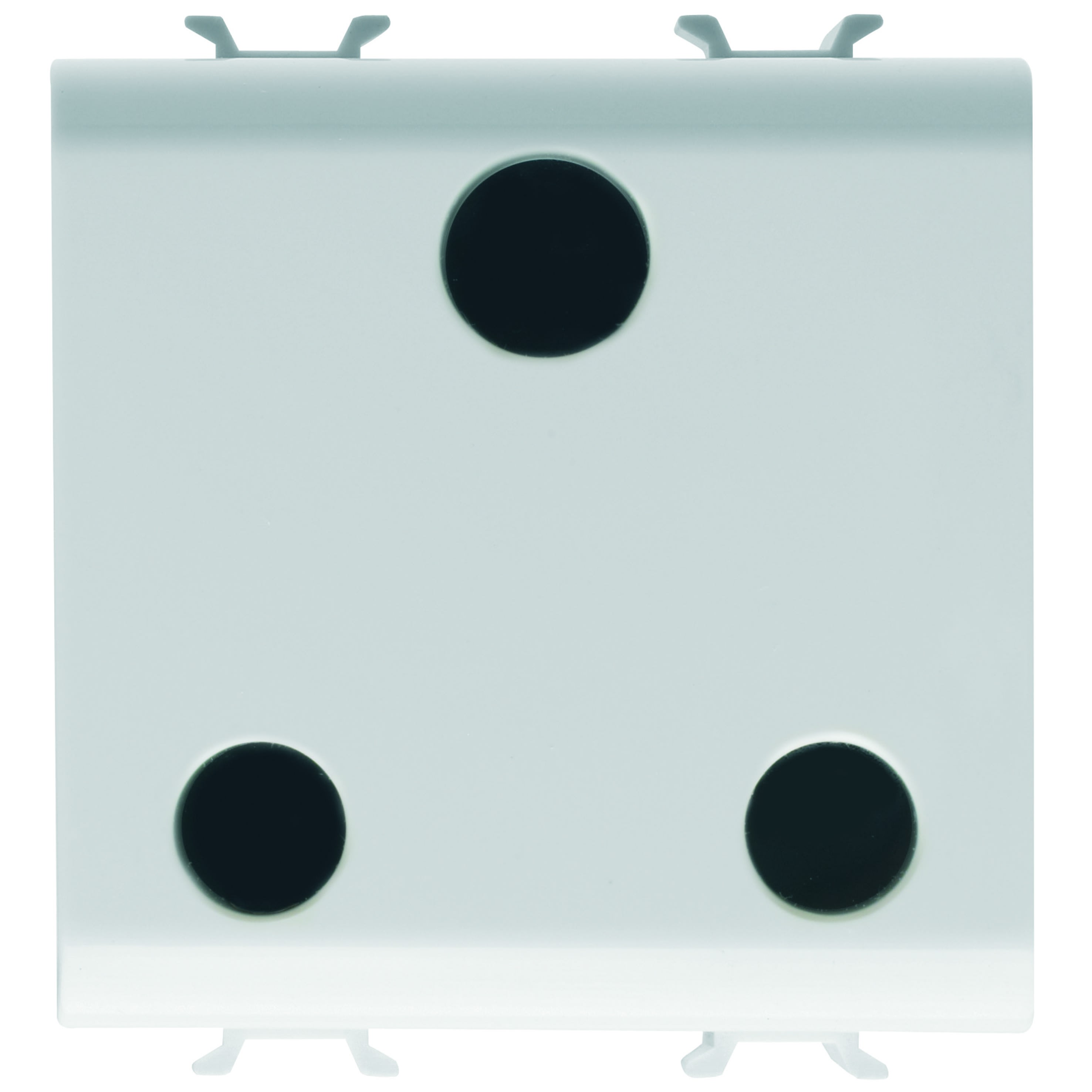 Gewiss - PRISE 2M 2 P+T 15A STD ANGLAIS BL. SAT.