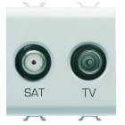 Gewiss - PRISE TV+SAT 2M BL SAT.