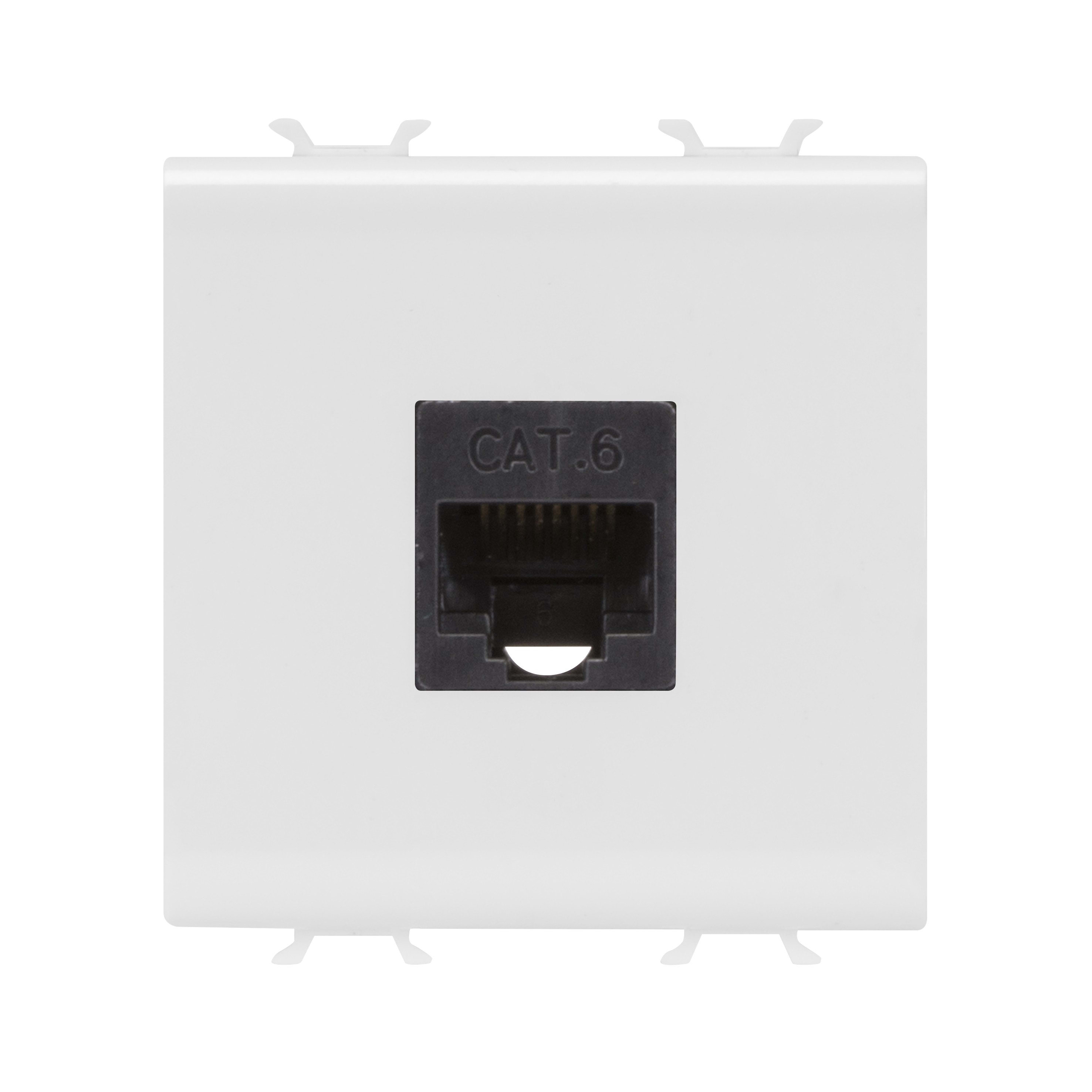 Gewiss - CONNECTEUR RJ45 2M CAT.6 UTP BL SAT. - GW15435