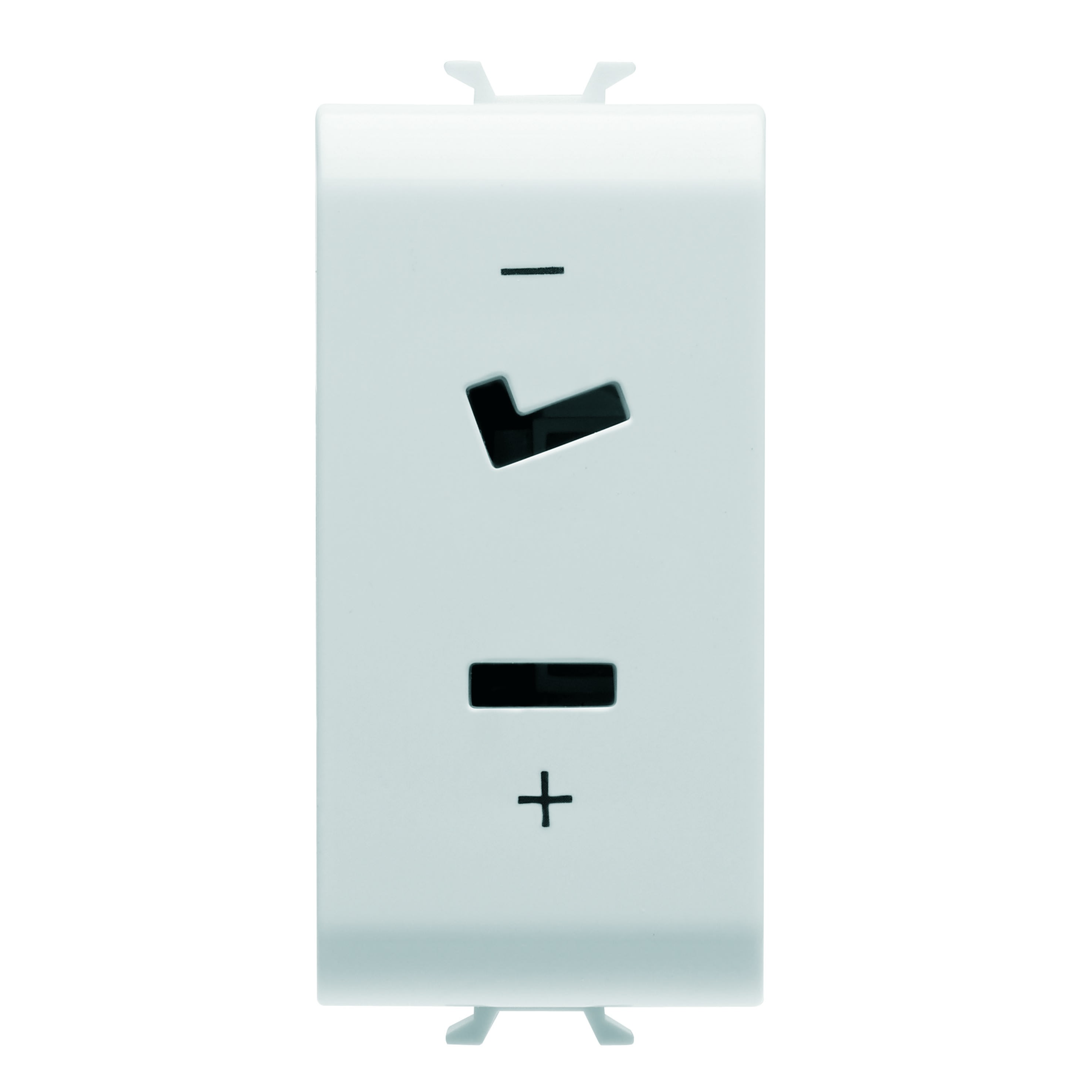 Gewiss - PR. TBTS 2P 6A 24V POLARISÉE 1M BL. SAT.