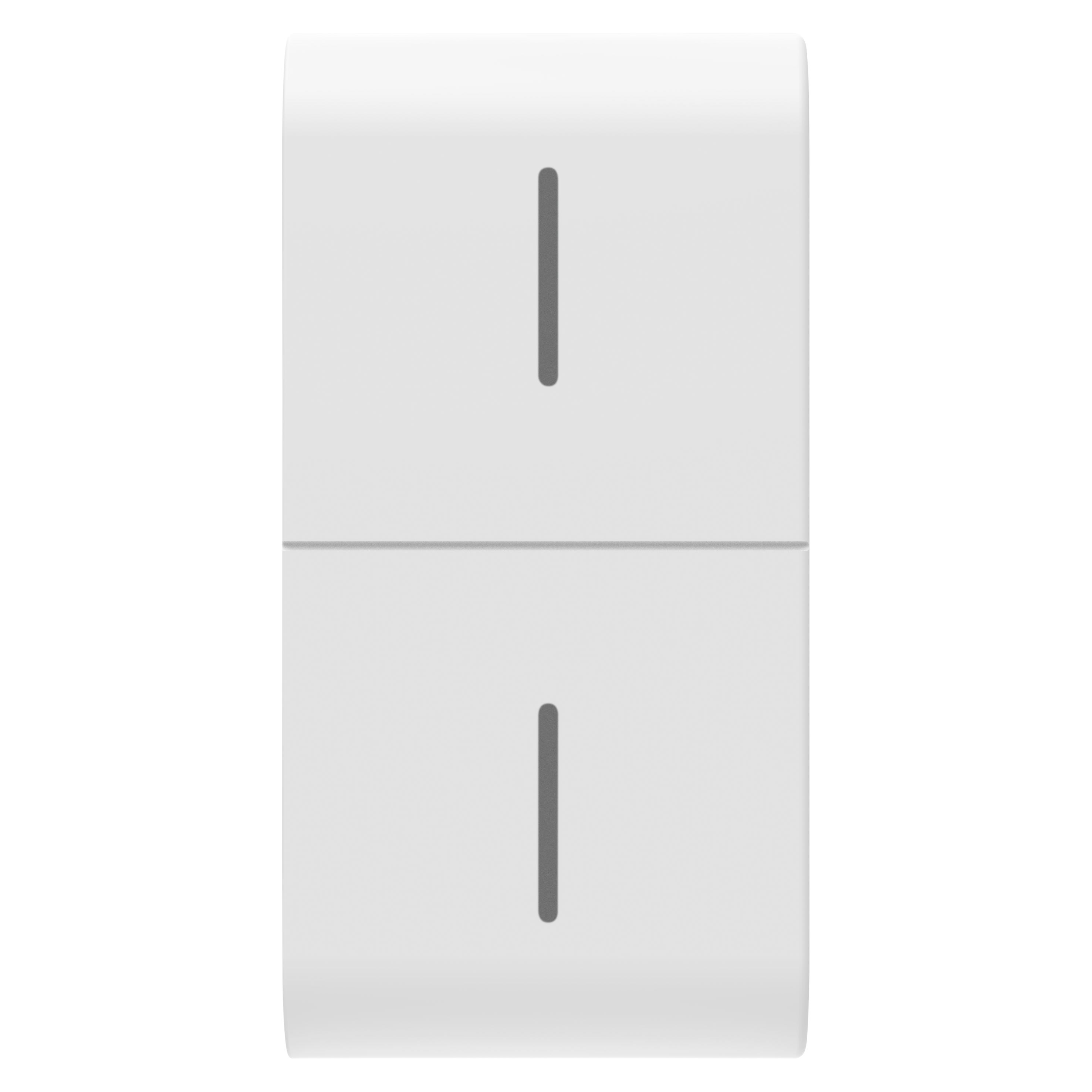 Gewiss - TOUCHE BOUTON-POU. CON. ECO 1P BLANC S