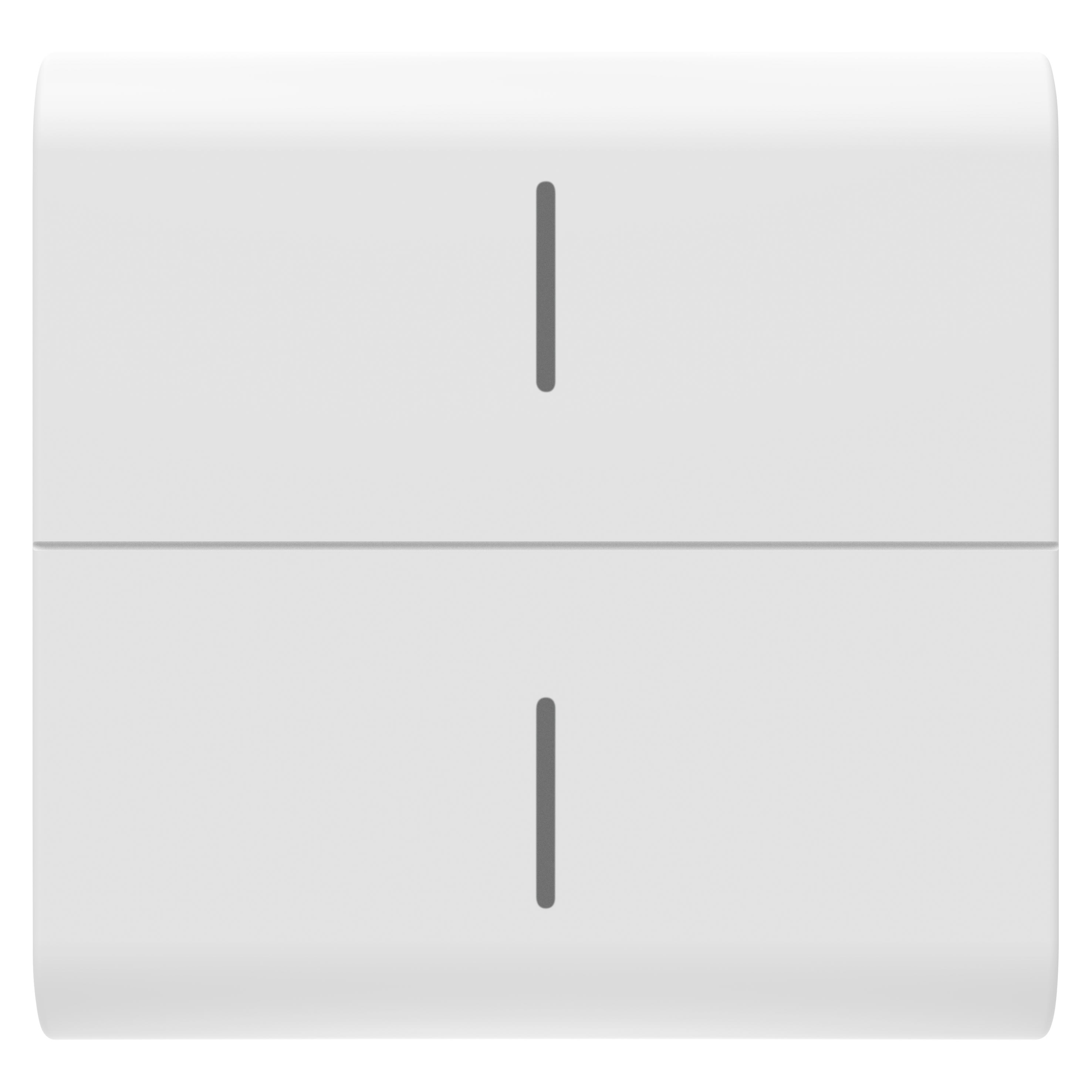 Gewiss - TOUCHE BOUTON-POU. CON. ECO 2P BLANC S