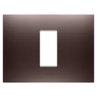 Gewiss - PLAQUE APPAREILLAGE EGO RECTANGULAIRE 1P CUIVRE - GW16001CP