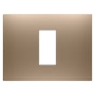 Gewiss - PLAQUE EGO RECTANGULAIRE 1P CUIVRE DOUX