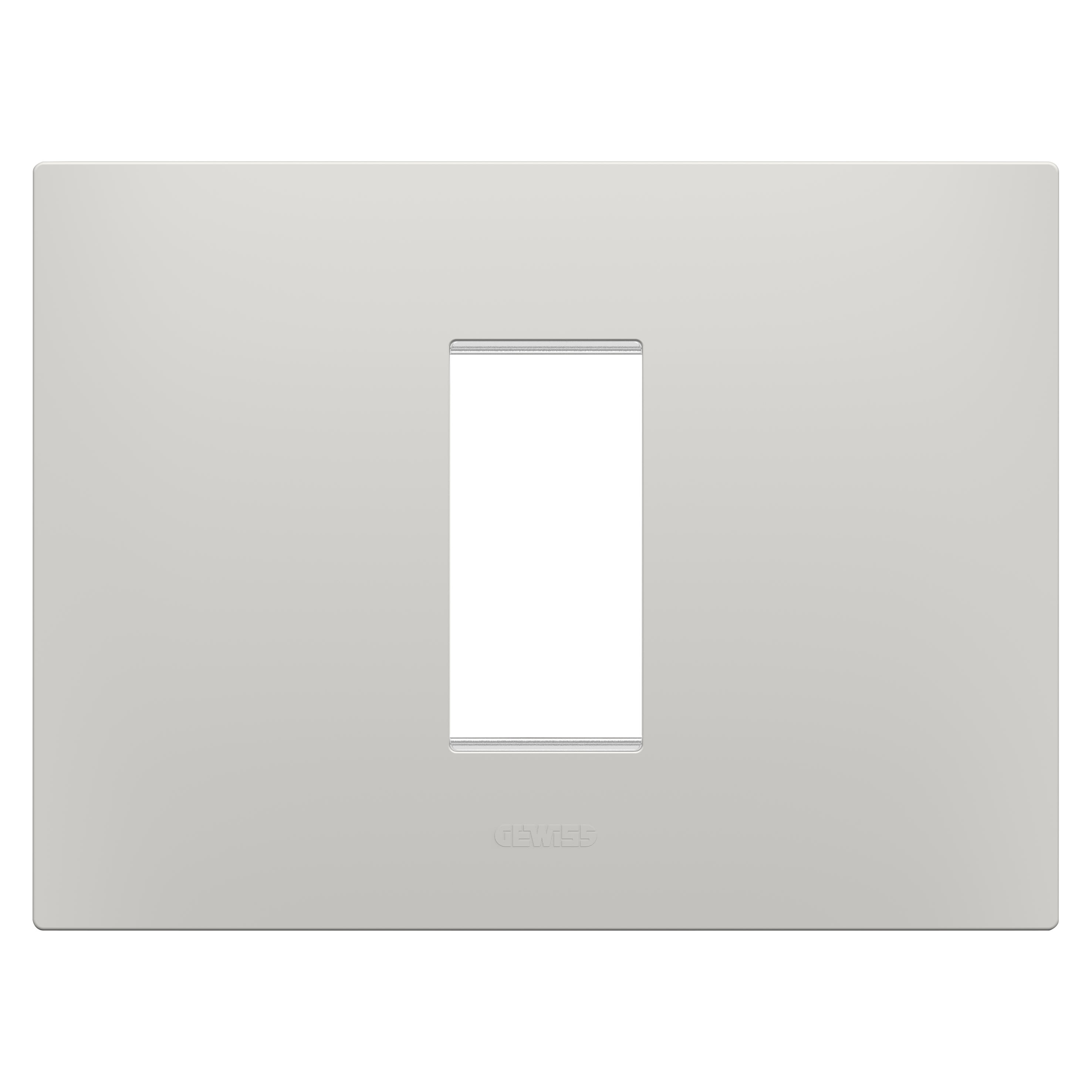 Gewiss - PLAQUE EGO RECTANGULAIRE 1P ARGILE