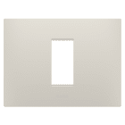 Gewiss - PLAQUE EGO RECT. 1P BEIGE NATUREL