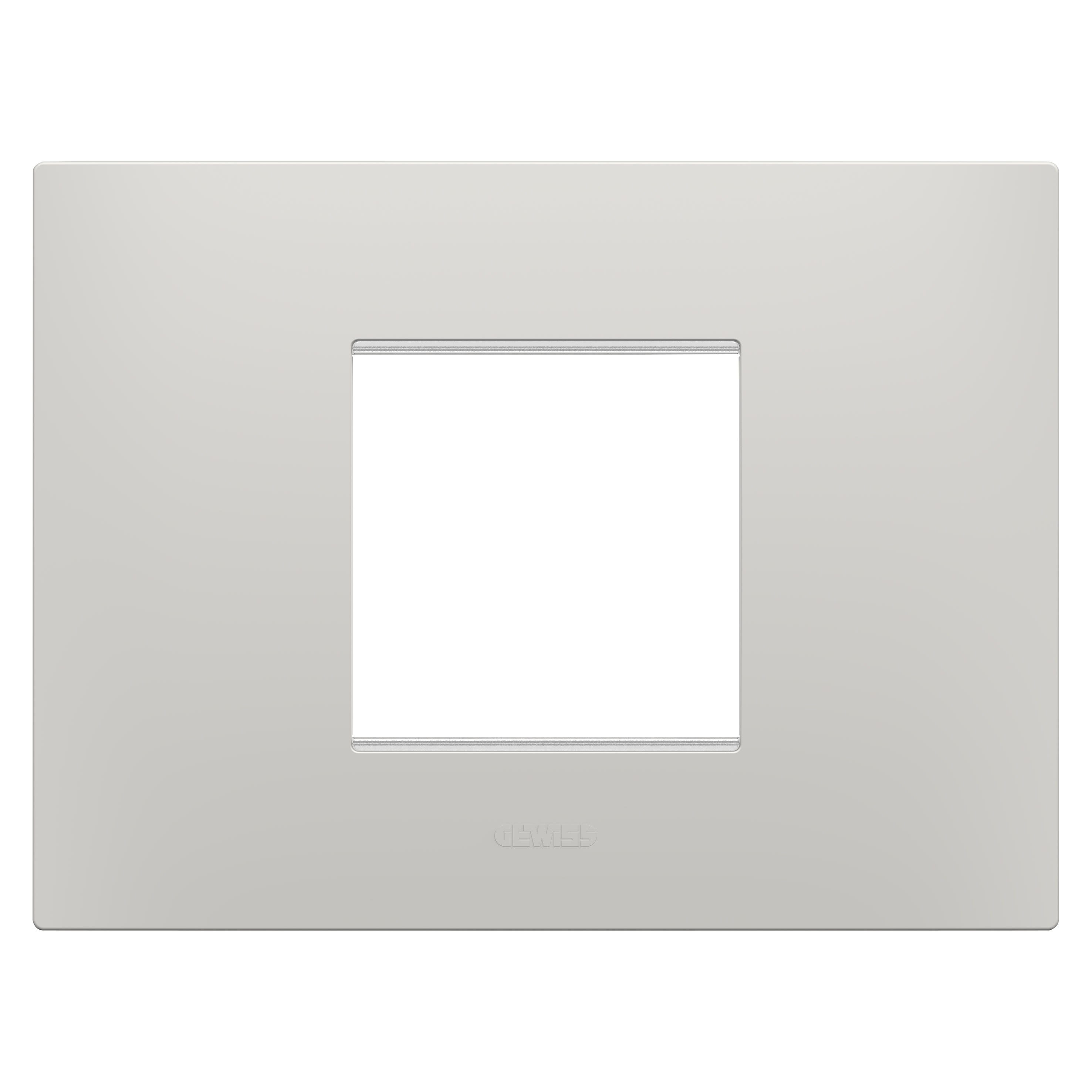 Gewiss - PLAQUE EGO RECTANGULAIRE 2P ARGILE