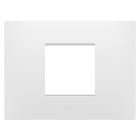 Gewiss - PLAQUE APPAREILLAGE EGO RECTANGULAIRE 2P BLANC SATIN - GW16002PW