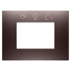 Gewiss - PLAQUE EGO SMART RECTANGULAIRE 3P CUIVRE