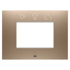 Gewiss - PLAQUE EGO SMART RECT. 3P CUIVRE DOUX