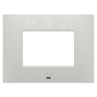 Gewiss - PLAQUE EGO SMART RECTANGULAIRE 3P ARGILE