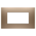 Gewiss - PLAQUE EGO RECTANGULAIRE 4P CUIVRE DOUX