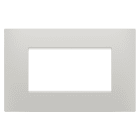 Gewiss - PLAQUE APPAREILLAGE EGO RECTANGULAIRE 4P ARGILE - GW16004CY