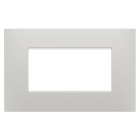 Gewiss - PLAQUE EGO RECTANGULAIRE 4P ARGILE