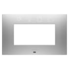 Gewiss - PLAQUE EGO SMART RECT. 4P GRIS