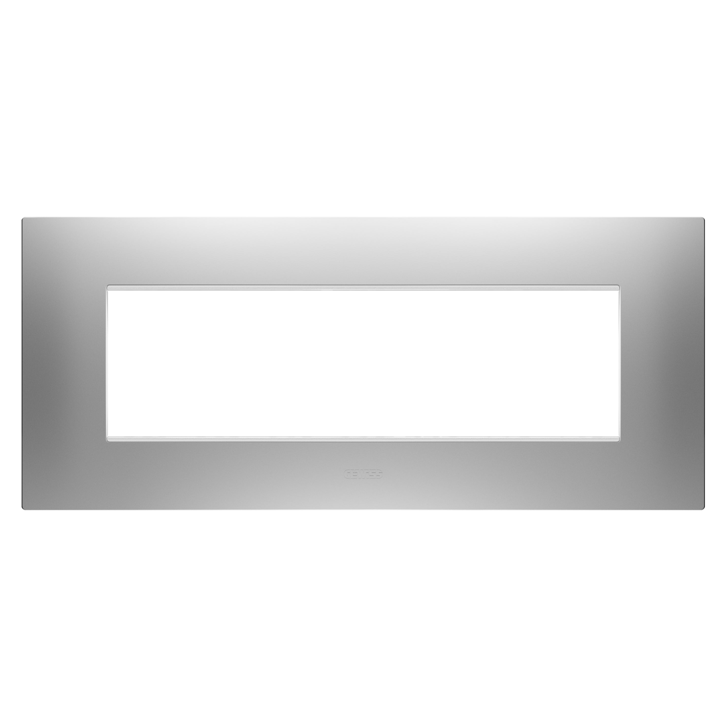 Gewiss - PLAQUE EGO RECT. 7 MODULES GRIS