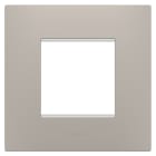 Gewiss - PLAQUE APPAREILLAGE EGO 2P SABLE FONCÉ - GW16022DS